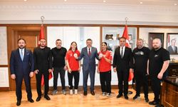 Başkan Genç, Avrupa Şampiyonu Sporcuları Ağırladı