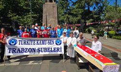Trabzon'da Kamu-Sen’den tabutlu eylem!