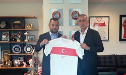 Kulüpler Birliği Başkanı Doğan, TFF Başkanı İbrahim Hacıosmanoğlu'nu ziyaret etti.