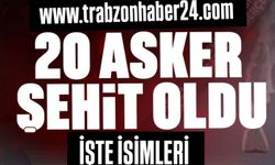 Düşen kargo uçağındaki 20 şehidimizin isimleri belli oldu!