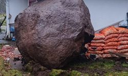 Trabzon’un Şalpazarı ilçesinde korku dolu an