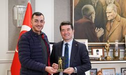 O ASKER, BAŞKAN KAYA’YI ZİYARET ETTİ