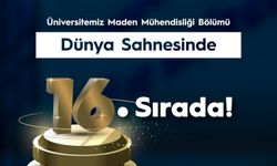 KTÜ Maden Mühendisliği Bölümü, Dünya Sıralamasında 16. Oldu
