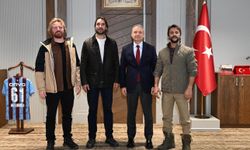 “TAŞACAK BU DENİZ”DİZİ FİLM EKİBİ TRABZON EMNİYET MÜDÜRÜ’NÜ ZİYARET ETTİ