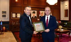 KTÜ Rektörü Prof. Dr. Çuvalcı’dan Vali Şahin’e Hayırlı Olsun Ziyareti