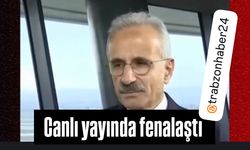 Trabzonlu Bakan Abdülkadir Uraloğlu canlı yayında rahatsızlandı!