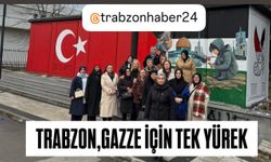 Trabzon” Gazze İçin Tek Yürek”Oldu