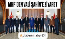 MHP Trabzon İl Başkanlığı Vali Tahir Şahin'i Ziyaret Etti