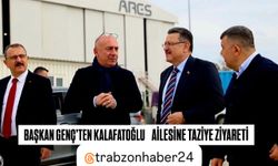 BAŞKAN GENÇ’TEN KALAFATOĞLU AİLESİNE BAŞSAĞLIĞI ZİYARETİ