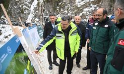 BAŞKAN GENÇ VE DSİ GENEL MÜDÜRÜ BALTA’DAN KARAKAYA BARAJI İNCELEMESİ