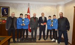 Şampiyon öğrencilerden TTSO'ya ziyaret