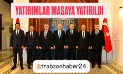 Trabzon Valiliği’nde Yatırımlar Masaya Yatırıldı
