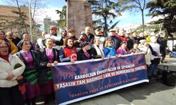 Trabzon’da ABD ve İsrail’e karşı yürüyüş...