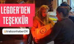 LEGDER’DEN YARDIMSEVERLERE TEŞEKKÜR