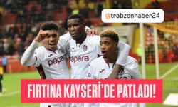 Trabzonspor Kayseri’de Zirve Aşkına 1-3