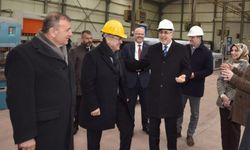 Bakan Işıkhan, Akçaabat Şinik Organize Sanayi Bölgesinde incelemelerde bulundu.