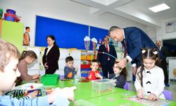 Vali Şahin Minik Adımlar Anaokulu’nu Ziyaret Etti