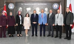 KTÜ Farabi Hastanesi Başhekimi Tekinbaş Trabzon Emniyet Müdürü Loğoğlu’nu Ziyaret Etti