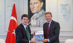 BAŞKAN KAYA, HOLLANDA ANKARA BÜYÜKELÇİSİ WİJNANDS’I AĞIRLADI