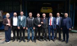 BAŞKAN KALKIŞIM SÜRMENE’DE SANAYİ ESNAFI İLE BULUŞTU