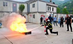 ORTAHİSAR BELEDİYE PERSONELİNE YANGIN GÜVENLİĞİ EĞİTİMİ VERİLDİ