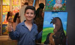 KURSİYERLERİN ESERLERİ SANATSEVERLERLE BULUŞTU