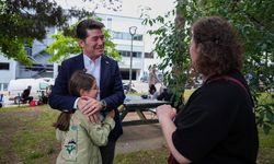BAŞKAN KAYA, VELİLERİN SINAV HEYACANINI PAYLAŞTI