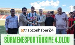 SÜRMENESPOR U18 TÜRKİYE 4.OLDU