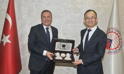 Çin Büyükelçisi’ne TTSO’da Yatırım Adası sunumu yapıldı