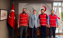 ÜÇÜNCÜ’DEN ORTAHİSAR KIZILAY ŞUBESİ’NE ZİYARET