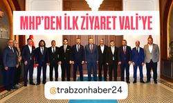 MHP TRABZON TEŞKİLATINDAN VALİ ŞAHİN’E ZİYARET