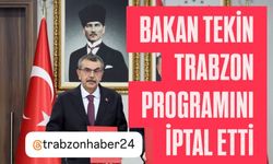 Okul saldırısı sonrası Bakan Tekin’in Trabzon programı iptal edildi.