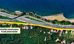 Sürmene’de Yol Çalışması: Yan Yol Çift Taraflı Trafik Kapatılacak