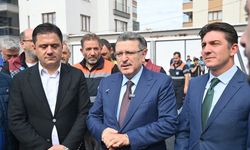 BAŞKAN GENÇ, ÇUKURÇAYIR VE ESENTEPE'DE ÇALIŞMALARI DENETLEDİ