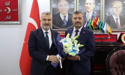 Mumcu’dan MHP İl Başkanı Hacısalihoğlu’na hayırlı olsun ziyareti
