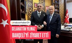 İŞ İNSANI SELAHATTİN YILMAZ'DAN MHP LİDERİ BAHÇELİ'YE ZİYARET