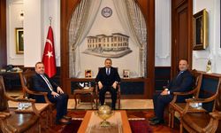 THE GRAND HOTEL SAHİBİ VE YÖNETİCİSİNDEN VALİ ŞAHİN’E ZİYARET