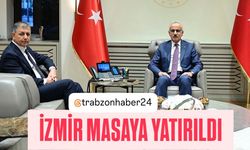 BAKAN URALOĞLU ,CEMİL TUGAY İLE İZMİR'İN ULAŞIMINI MASAYA YATIRDI