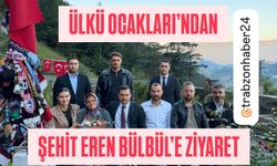 ÜLKÜ OCAKLARI BAŞKANI HÜSEYİNÇEBİOĞLU'NDAN ŞEHİT EREN BÜLBÜL'ÜN KABRİNE ZİYARET