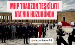 MHP TRABZON TEŞKİLATI ATA'NIN HUZURUNDA: ANITKABİR'DE ANLAMLI ZİYARET