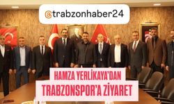 HAMZA YERLİKAYA'DAN TRABZONSPOR'A ANLAMLI ZİYARET