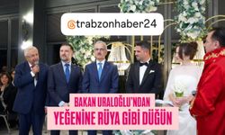 ULAŞTIRMA VE ALTYAPI BAKANI ABDULKADİR URALOĞLU YEĞENİNİ EVLENDİRDİ