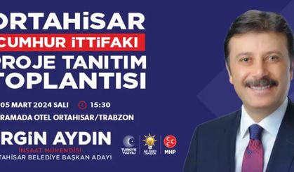 Ak Parti Ortahisar Belediye başkan adayı proje tanıtım toplantısı