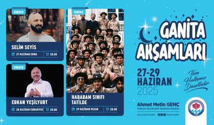 Büyükşehir Belediyesi'nin 'Ganita Akşamları' etkinlikleri başlıyor  TRABZON EĞLENCEYE GANİTA'DA DOYACAK