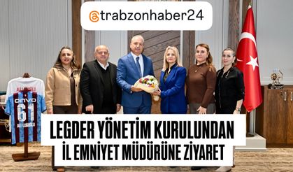LEGDER YÖNETİM KURULUNDAN EMNİYET MÜDÜRÜ ALİ LOĞOĞLU’NA ZİYARET