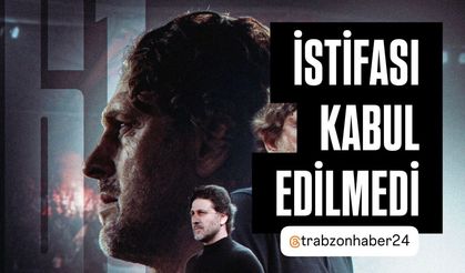 TRABZONSPOR FATİH TEKKE’NİN İSTİFASINI KABUL ETMEDİ ;