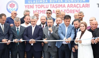 BÜYÜKŞEHİR FİLOSUNA 10 YENİ OTOBÜS