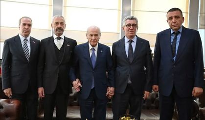 Sarallar' ve 'Şahinler'i Bahçeli buluşturdu: MHP'den 'tarihi kucaklaşma' paylaşımı