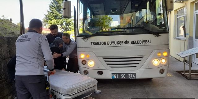 Trabzon Büyükşehir Belediyesi Otobüs Şoförü Hayat Kurtardı