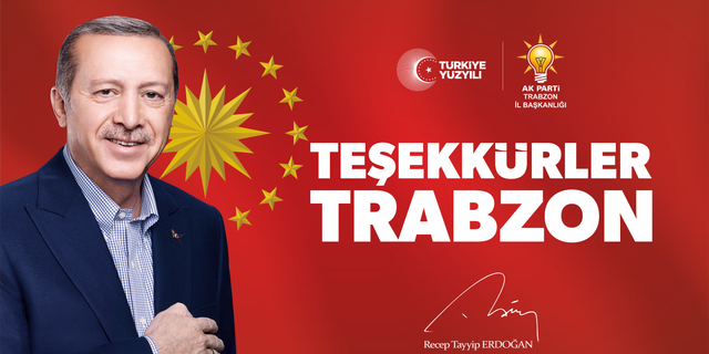 Teşekkürler Trabzon